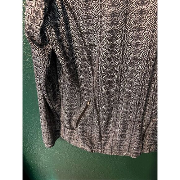 Peter Millar Full Zip Jacket Black Womens Size Large  UPF 50+ Long Sleeve - Picture 4 of 4